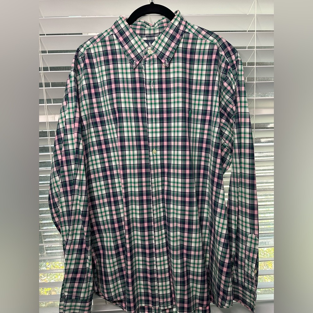 Ralph Lauren Multicolor Plaid Button Down Shirt